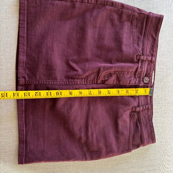 Aritzia Dark Purple Denim Skirt, Size 4 - Picture 7 of 7